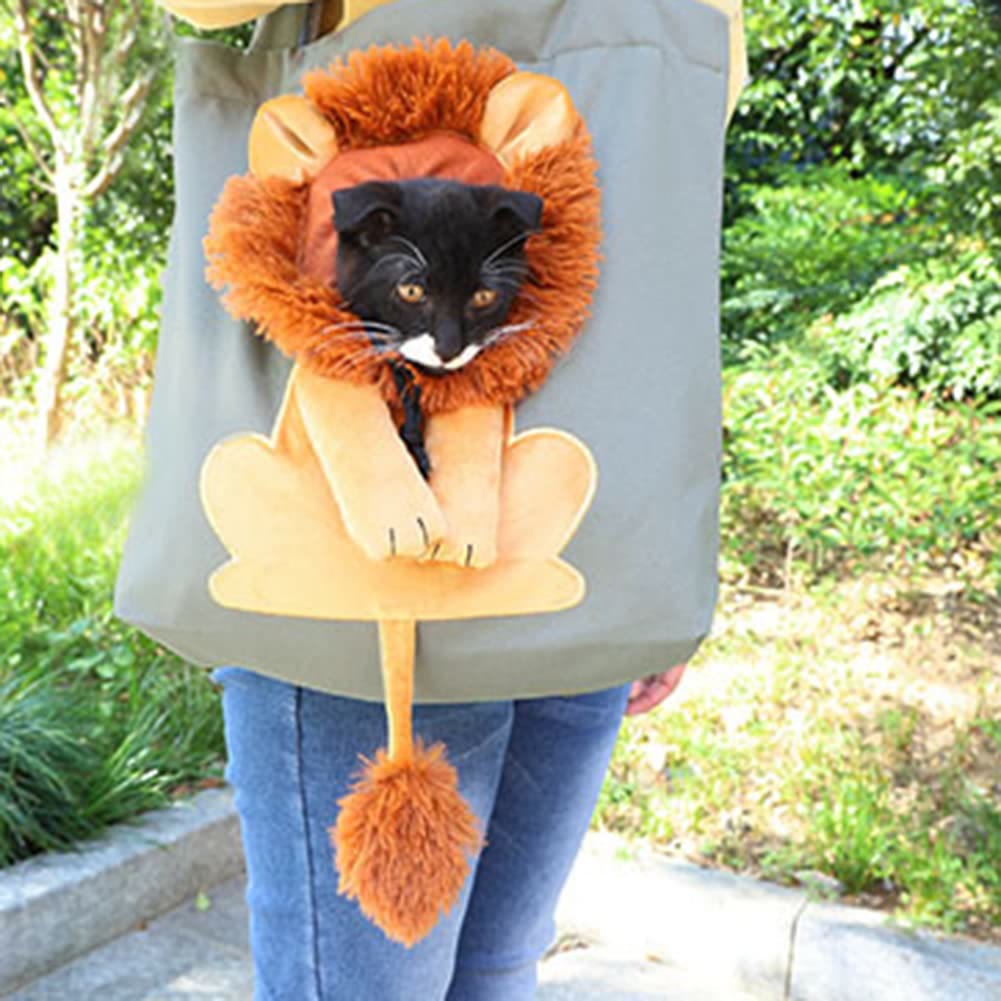 Small animal canvas pet carrier shoulder bag