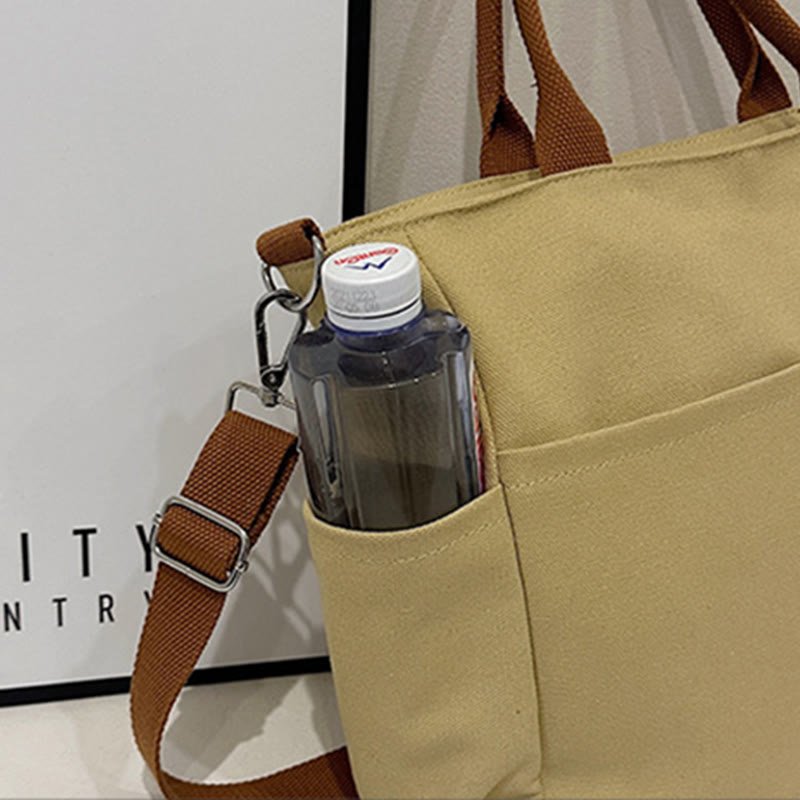 Simple Tote Bag for Women – Daily Portable Canvas Crossbody Bag