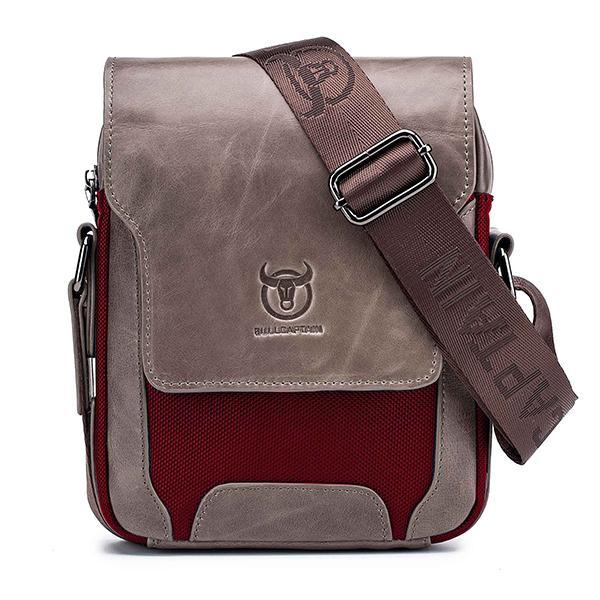 Genuine Leather Business Crossbody Bag for Work, Travel & Daily Use