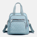 Multifunctional Lightweight Embossing Handbag – Crossbody & Backpack