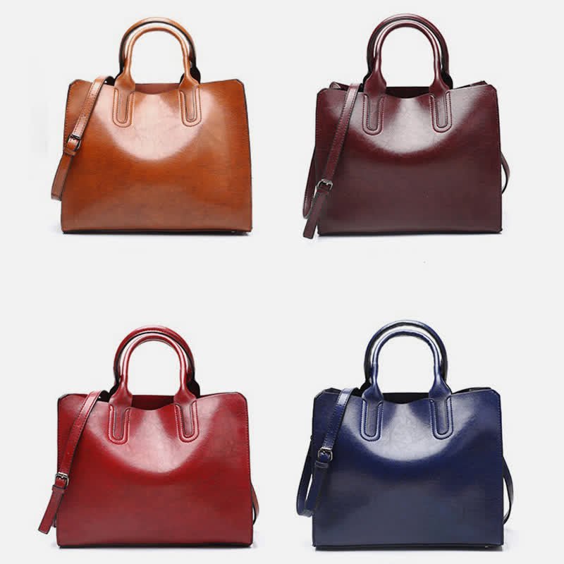 Laptop Tote Bag for Women – Business Work Bag & Casual Leather Handbag