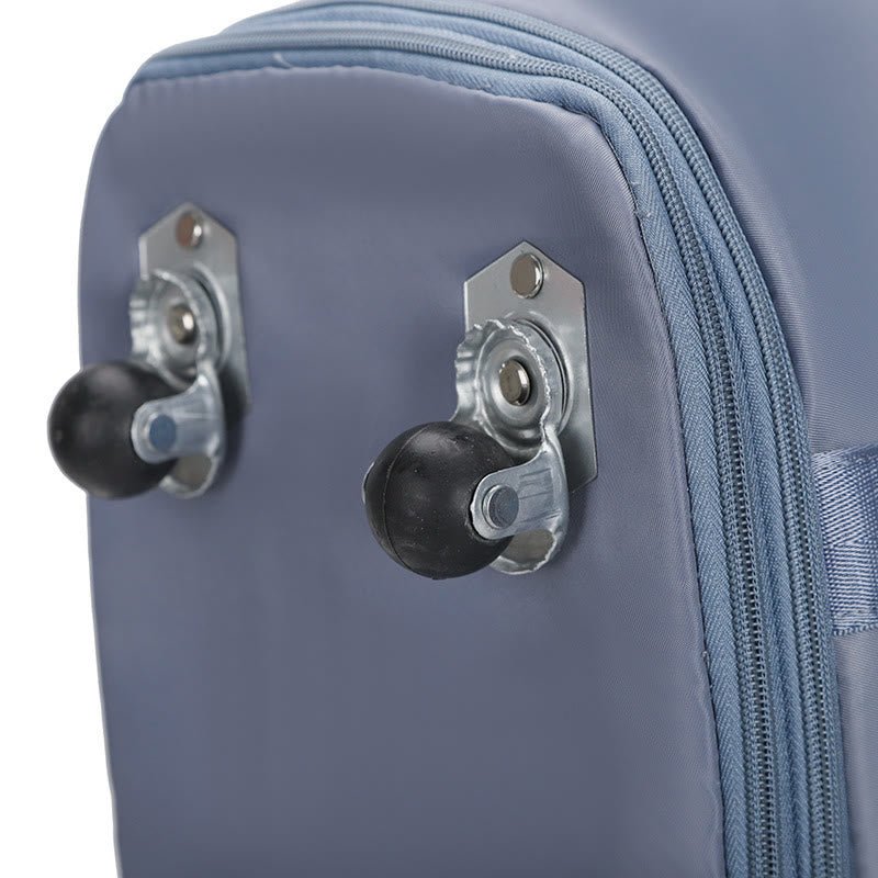 Tote Bag for Travel with Pull Rod & Oblique Folding Storage – Large Capacity Nylon Travel Sleeve