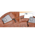 Retro Faux Leather Crossbody Bag for Women – Small Shoulder Purse for Daily Use
