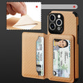 RFID Blocking Phone Case Wallet with Card Holder Kickstand for iPhone
