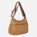Multiple Color Crossbody Purse for Women - Large Nylon Commuter Bag