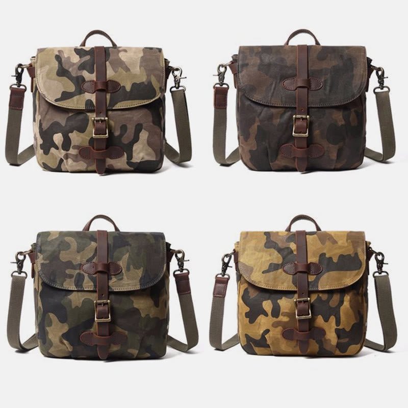 Camouflage Color Crossbody Messenger Bag – Travel & Daily Use