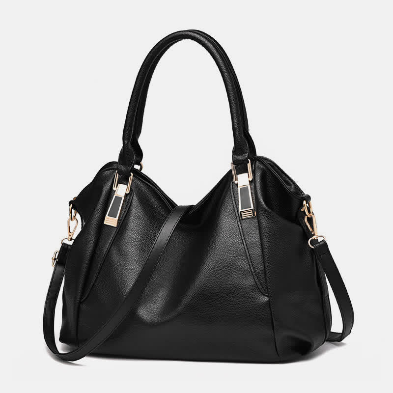 Women's Leather Tote Shoulder Bag | Top - Handle Satchel Hobo Purse