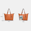 Women’s Large Capacity Tote Handbag – Stylish PU Leather Shoulder Bag