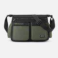 Men's classic nylon travel satchel crossbody bag