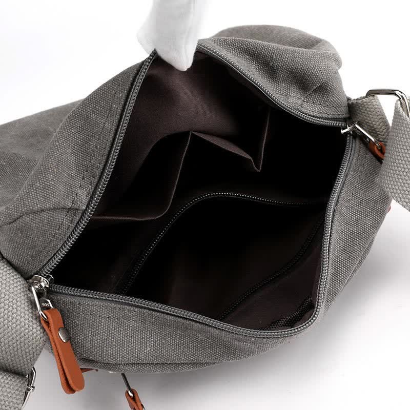 Lightweight Canvas Crossbody Bag for Women | Small Shoulder Purse