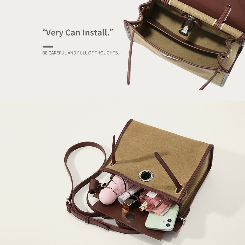 Elegant Top - Handle Bag for Women - Daily Commute & Crossbody Bag
