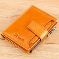 RFID Large Capacity Genuine Leather Multi - Card Wallet – Secure, Stylish, and Practical