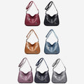 Women’s Soft Leather Double Compartment Crossbody Bag – Stylish & Practical Shoulder Bag