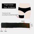 Women Invisible Thigh Holster – Drop Leg Holster with Magazine Pouches