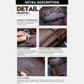 Genuine Leather Multifunctional Waist & Messenger Bag for Men – Versatile Crossbody & Shoulder Bag