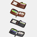 RFID Antimagnetic Vintage Genuine Leather Wallet
