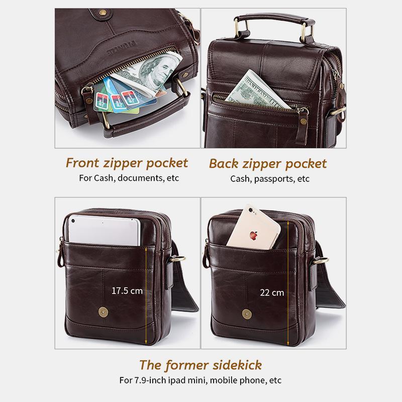 Vintage High Capacity Messenger Bag – A Timeless Classic for the Modern Man