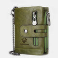 RFID Multifunctional LargeCapacity Genuine Leather Wallet