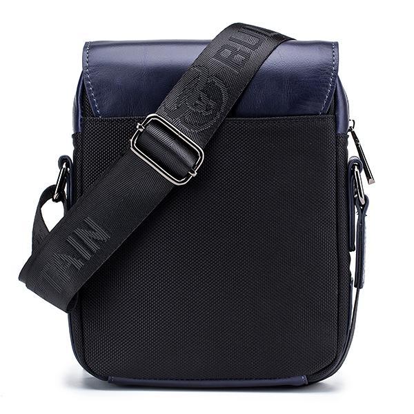 Genuine Leather Business Crossbody Bag for Work, Travel & Daily Use