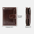 RFID Large Capacity Genuine Leather Multi - Card Wallet – Secure, Stylish, and Practical