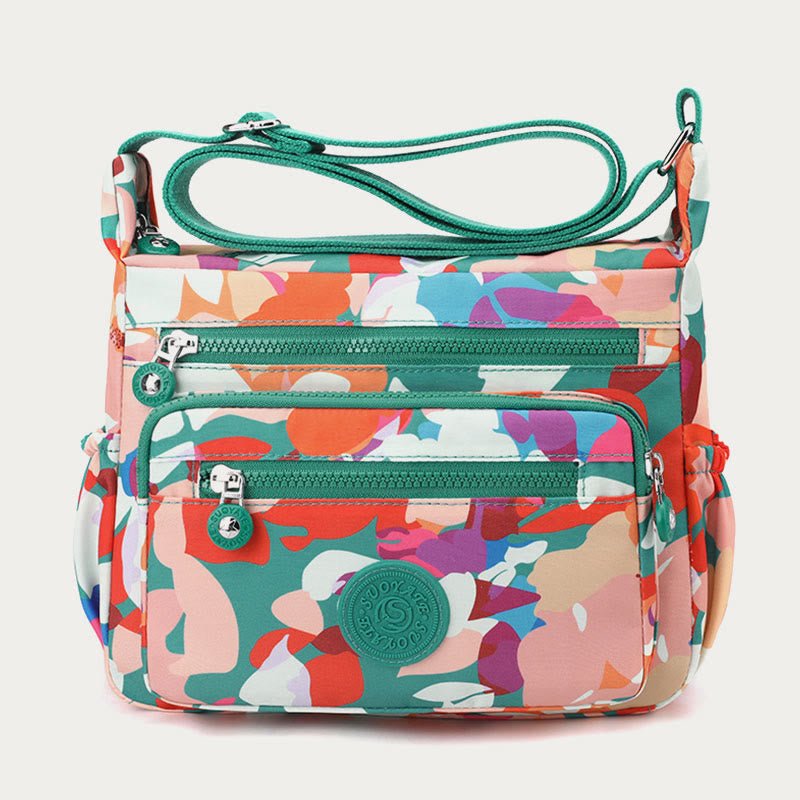 Women's multifunctional nylon crossbody bag