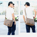 Crossbody Bag for Men | Vintage Outdoor Canvas Business Shoulder Bag