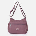 Multiple Color Crossbody Purse for Women - Large Nylon Commuter Bag