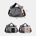 Large Capacity Canvas Handbag for Women – Crossbody Tote & Hobo Bag