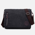 Canvas Messenger Bag for Men Travel Satchel Water Resistant Crossbody Bag