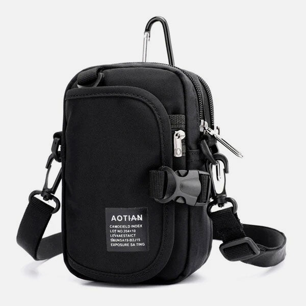 Waterproof Multifunction Solid Crossbody Bag – The Ultimate Daily Companion
