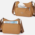 Multiple Color Crossbody Purse for Women - Large Nylon Commuter Bag