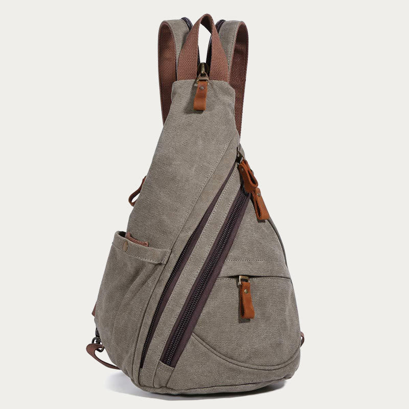 Casual travel sling backpack for men and women