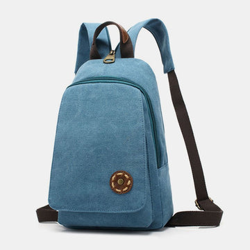 Women's small canvas sling backpack