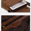 Large Capacity Retro Canvas Crossbody Bag for Women – Stylish & Practical Daily Tote