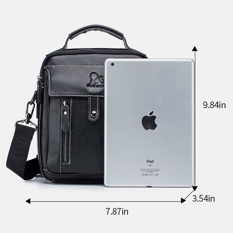 LargeCapacity RealLeather Multifunctional Crossbody Bag