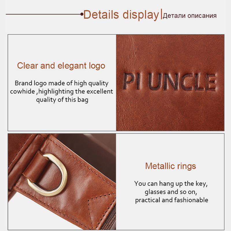 Vintage Multi - Carry Genuine Leather Sling Bag – Versatile Crossbody, Waist, and Sling Bag for Men and Women