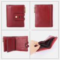 Multifunctional Double Zipper Vintage Wallet – Stylish and Practical