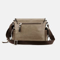 Canvas Messenger Bag for Men | Vintage Crossbody Laptop Briefcase