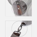 Canvas Sling Bag Crossbody Backpack – Casual Rucksack with USB Charging Port