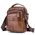 Genuine Leather Vintage Crossbody Bag for Men – Stylish Shoulder Bag