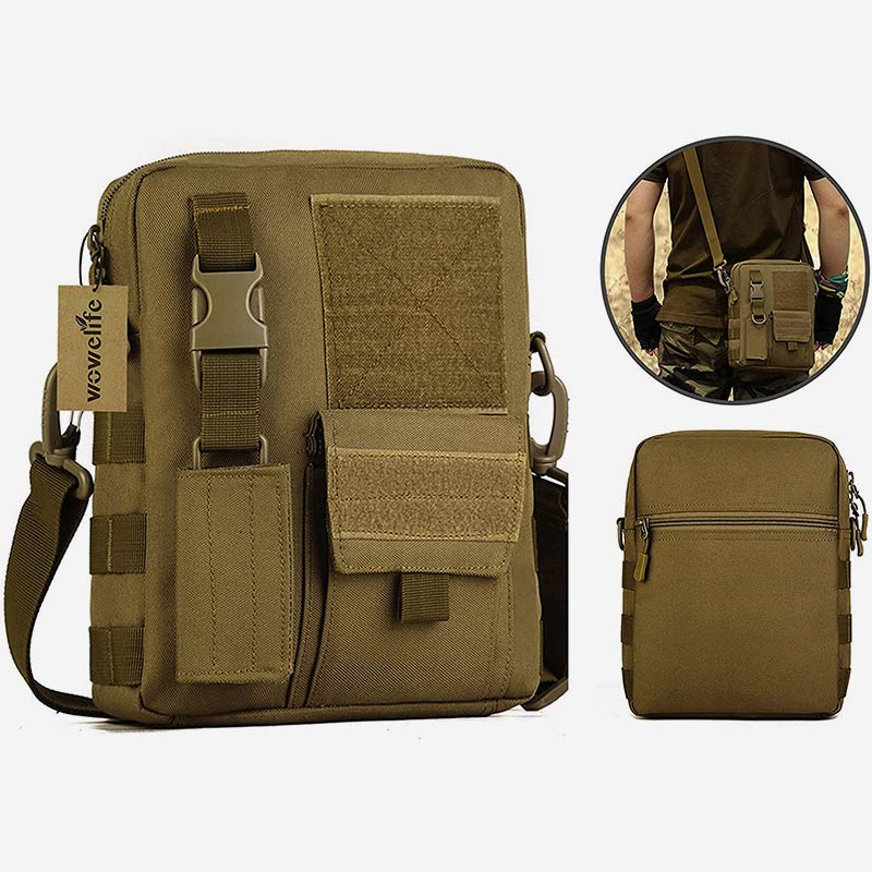 Men's waterproof outdoor messenger bag