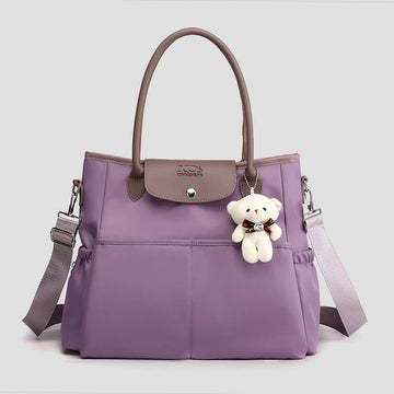 Women's multi-pocket large capacity mommy tote bag