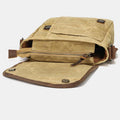 Retro Casual Shoulder Bag: Classic and Creative Design in High Quality Canvas