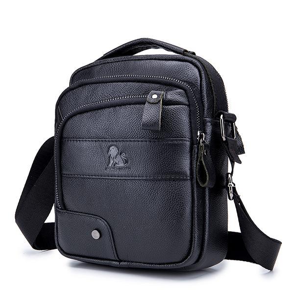 Genuine Leather Vintage Crossbody Bag for Men – Stylish Shoulder Bag