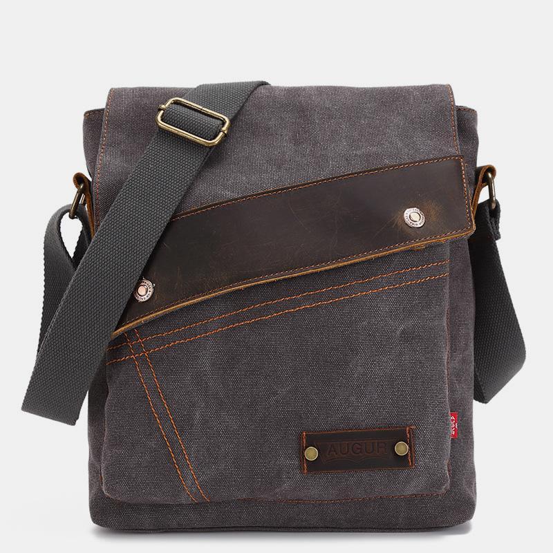 Large Capacity Retro Canvas Crossbody Bag for Women – Stylish & Practical Daily Tote