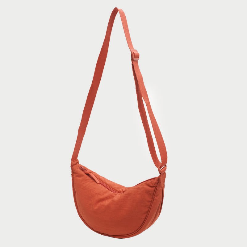 Women's nylon dumpling crossbody shoulder bag