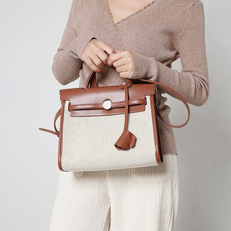 Elegant Top - Handle Bag for Women - Daily Commute & Crossbody Bag