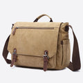 Men's large capacity canvas business messenger bag