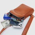 Lightweight Casual Sling Bag for Women – PU Leather Small Crossbody Backpack