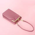 Multifunctional Kiss - Lock Crossbody Phone Bag
